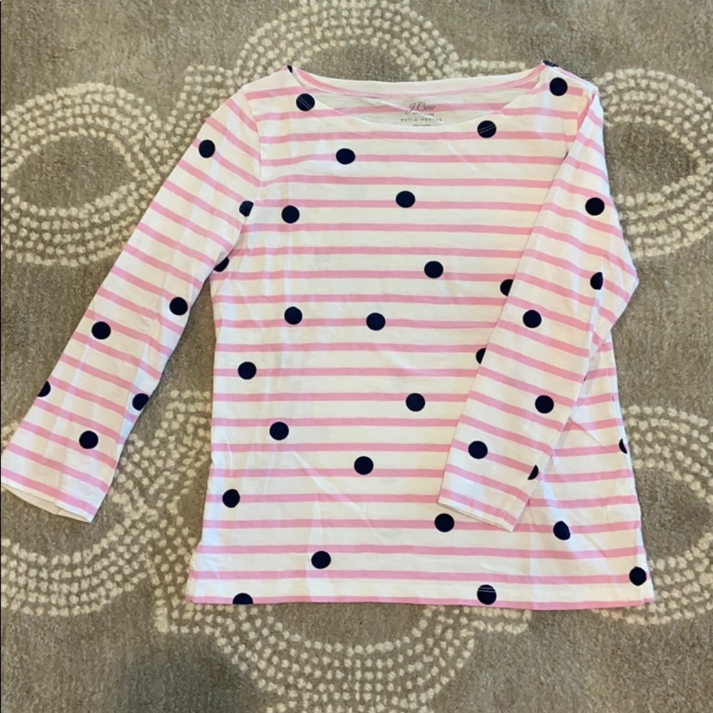 3/4 sleeve J. Crew top